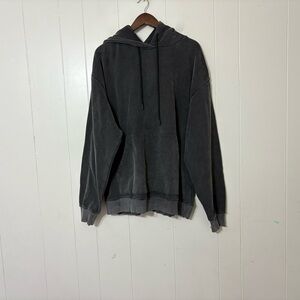 Change of Heart Faded Black Hoodie XL Casual Pullover Sweatshirt